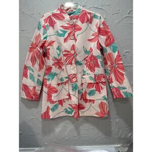 Jones Wear Sport Women's Floral‎ Button Front Jacket